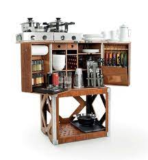 This way i can set a cutting board on there and chop away. Smart Compact Mobile Kitchen Design For Camping Or Outdoor Party