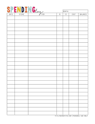 If it is an income ledger. Spending Log Printable Free To Download And Use In Your Favorite Planner Or Binder Style Pla Happy Planner Printables Budget Planner Spending Tracker Printable