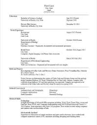 Help Me Improve My Resume Geologycareers