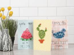 The short list of necessities includes strips of lightweight paper, glue, and a tool with which to roll the paper — that's it! How To Make Punny Paper Quilling Cards For Mother S Day Hgtv