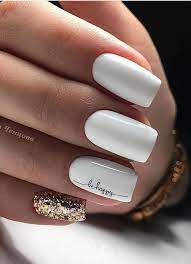 You can have this ombre design on your square nails by applying pink and white acrylic together. 30 Amazing Natural Summer Square Nails Design For Short Nails Square Nail Designs Short Square Nails Short Acrylic Nails Designs
