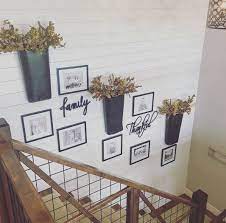 Farmhouse Stylebook On Instagram Great Family Photo Display And Staircase From Birdie Home Staircase Wall Decor Decorating Stairway Walls Staircase Decor
