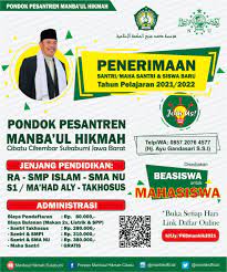 Berikut daftar pondok terbaik dan terkenal di sukabumi jawa barat : Manba Ul Hikmah Sukabumi Posts Facebook