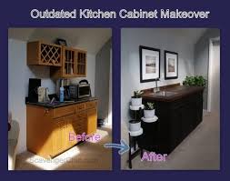 Wet Bar Kitchen Cabinet Makeover Scavenger Chic In 2020 Kitchen Cabinets Makeover Cabinet Makeover Diy Furniture Projects
