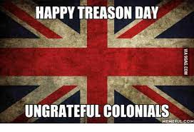 Happy Treason Day America Treason Day Union Jack Flag