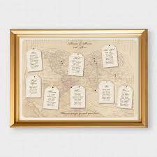 Destination Wedding Seating Chart World Map With Luggage Tags Etsy Seating Plan Wedding Wedding Table Seating Chart Seating Chart Wedding