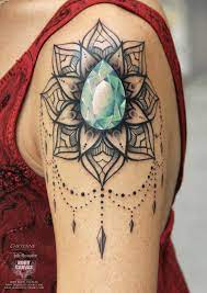 Mandala Jewel Cheyennetattooequipment Dermalisepro Shyamwaghmare Mandala Tattoos For Women Gem Tattoo Jewel Tattoo