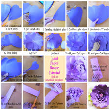 There are many steps you can take to style artificial flowers to make them look beauti. Diy Big Paper Flowers Step By Step Novocom Top