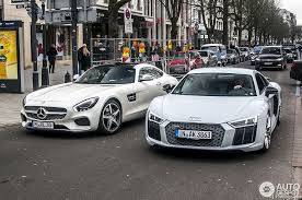 Audi Vs Mercedes Colourtwins Audi Car Goals Amazing Cars