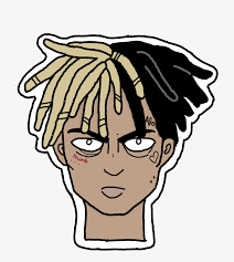 Helo welcome to my chanel !!! Report Abuse Xxxtentacion Cartoon White Background Free Transparent Png Download Pngkey