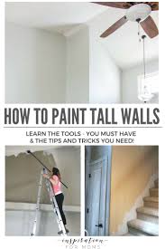 Before you paint, you'll want to thoroughly clean and sand your stairs. Inspiration For Moms On Twitter Painting Vaulted Walls Always Made Me Hesitate But Once I Got The Right Tools From Wagnerspraytech I Discovered The Easiest Way To Paint High Walls Learn