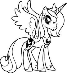 We hope you enjoy these fun my little pony coloring pages. Princess Luna From My Little Pony Coloring Page Coloring Sky