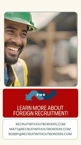 🌍✨ Seeking diverse talent and fresh perspectives? Look no further! At  Recruit Without Borders, we specialize in sourcing candidates from  countries with shorter processing times, ensuring diverse and ...