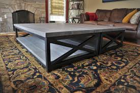 Our coffee tables are organized by collection; Rustic Elements Furniture On Twitter A Unique Duo Two Custom Coffee Tables Built With Metal X Frames And Whiteoak Wood Https T Co Qvwcfne67l Coffeetables Customfurniture Ceruse Graystain Coffee Whiteoak Furnitureshop Rustic