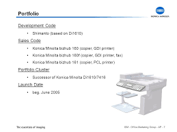 As of september 30, 2017, we discontinued dealing with copy protection utility on our new products. Konica Minolta Bizhub 160 160f 161 Ver Ppt Download