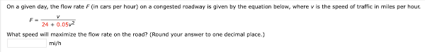 Solved On A Given Day The Flow Rate F In Cars Per Hour Chegg Com