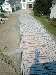 Consider replacing your driveway if it has issues and is 15 to 20+ years old. Hydronic Snowmelt System Perfect Way To Prevent Ice From Forming On Your Driveway Walkway Stairs Or Porch Heated Driveway Home Construction Driveway