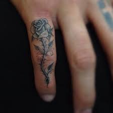 14 dark red rose tattoo. 161 Awesome Knuckle Tattoos For Men And Women Body Tattoo Art