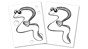 Want a color scheme that perfectly matches your favorite images? Free Printable Eel Coloring Page Simple Mom Project
