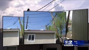 I think it's the worst eyesore of the property, though it wouldn't deter me from bidding. Utility Pole And Power Lines Loom Dangerously Over Backyard For More Than A Year Kutv