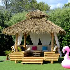 Gazebo Bambou Ou Paillote Bambou Salon De Jardin Pergola En Bambou De Grande Qualite Hydile Paillote Bambou Paillote Gazebo