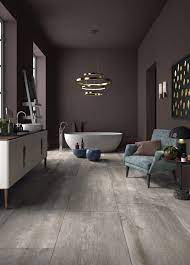 Nirvana Gray Wood Plank Porcelain Tile Floor Decor Grey Wood Wood Floor Bathroom Dinning Room Paint Colors