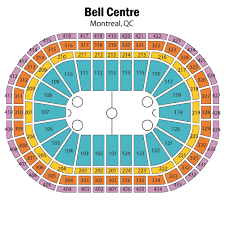 Bell Centre Seating Chart Views And Reviews Montreal