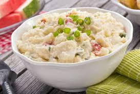 I sometimes put raisins in my potato salad but more often i will add white grapes cut in half or craisins for that little sweet, along with almonds or walnuts or pecans. Crimes Against Potato Salad How Not To Get Uninvited From The Cookout Salon Com