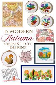 Fall cross stitch cross stitch charts cross stitch designs cross stitch patterns cross stitching cross stitch free cross stitch patterns for halloween. 15 Modern Fall Cross Stitch Patterns The Kim Six Fix