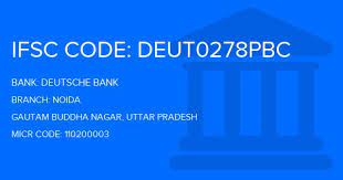 Deutsche bank ag uttar pradesh noida select your branch here. Deutsche Bank Noida Branch Gautam Buddha Nagar Ifsc Code Deut0278pbc