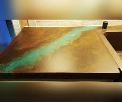 Allow the concrete countertop to cure for a minimum of 10 days before polishing. Stained Concrete Countertops Direct Colors Diy Home Projects