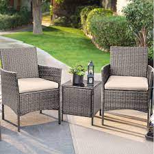 We did not find results for: Buy Devoko 3 Pieces Patio Furniture Sets Clearance Pe Rattan Wicker Chairs With Table Outdoor Garden Porch Furniture Sets Light Grey Online In Indonesia B082kpgp7x