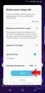 Then tap importance and choose low from the options. ÙˆØ¶Ø¹ ØªÙˆÙÙŠØ± Ø§Ù„Ø·Ø§Ù‚Ø© Samsung Galaxy Note 9 Ø¹Ø±Ø¶ Ø§Ù„Ù…Ø²ÙŠØ¯ Hardreset Info