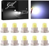T4.2 COB 1 SMD Led para instrumento de painel Luz de cluster Lâmpada de  carro Luz lateral Luz indicadora Interior Painel Lâmpada 12V (branco) 10  pçs | ...