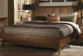 Amazon Com Kincaid Cherry Park Solid Wood King Sleigh Storage Bed Platform Beds 1700 Kincaid Furniture Bed Frame And Headboard Storage Bed