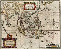 1638 Map Of South And Southeast Asia Ancient Maps Antique Maps Map Artwork