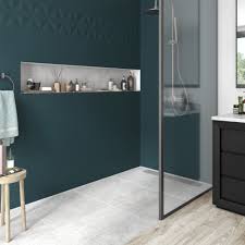 Vous rêviez d'une mosaïque salle de bain originale et tendance ? Mosaique Sol Et Mur Home Bleu Paon 30 X 30 Cm Leroy Merlin