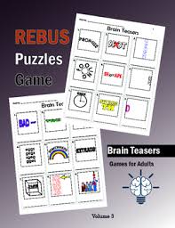 There is always time to squeeze in a little fun when nobody is looking. Brain Teasers Rebus Puzzles Games Easy By Mirin Store Tpt