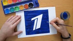 Просто создайте логотип и после оплаты загрузите его на свой youtube канал. How To Draw The Channel One Russia Logo Kak Narisovat Logotip Pervyj Kanal Youtube