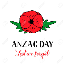 Gladiolus flowers represent remembrance, as does a rosemary (an herb that smells divine). Anzac Day Lettering Isolated On White Hand Drawn Red Poppy Flower Royalty Free Cliparts Vectors And Stock Illustration Image 144200655
