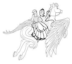 Hope you enjoy staying here. Online Coloring Pages Coloring Page Barbie Is Flying On Pegasus Barbie Download Print Coloring Page