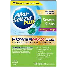 Tums are considered safe for pregnancy . Alka Seltzer Plus Powermax Severe Sinus Allergy Cough Relief Liquid Gel Capsules Acetaminophen 24ct Target