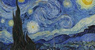 Abstract, classical, contemporary, vintage, modern, traditional Van Gogh The Starry Night Colourlex