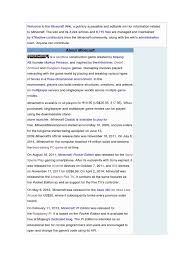 Browse various creative servers and play right away! Welcome Pdf