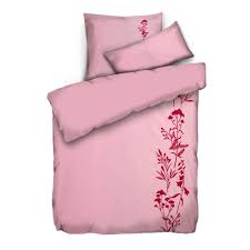 Die seidigen bezüge sorgen für ein luxuriöses gefühl und hochwertige qualität. Bedsie Wendebettwasche Blumen Stickerei Baumwoll Perkal Einzelbett 3tlg Qvc De