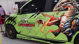 Premium vinyl decal by jdmoriginal.com. Custom Green Dragon Myvi Galeri Kereta Youtube