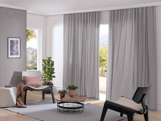 Cortina Prefabricada Con Cinta Rizada - Diseño De Flores, Color Ecru, Hasta 350 Cm De Ancho