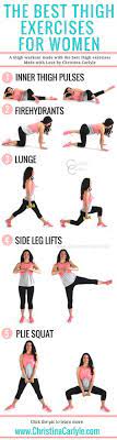900 Thigh Toning Exercises Ideas Fitness Body Workout Exercise