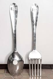 Lovely Big Fork And Spoon Wall Decor 3 Giant Fork And Spoon Wall Decor Kitchen Wall Hangings Kitchen Wall Decor Diy Kitchen Wall Decor