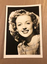 Martha Stewart Very Rare Very Early Autographed Photo 40s in a Lonely Place Daisy  Kenyon